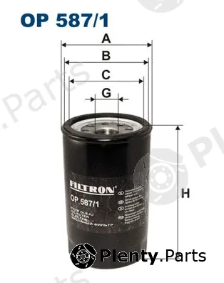 Filtron OP587/1 — Oil Filter