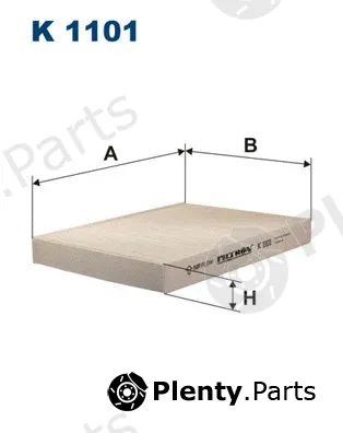 Filtron K1101 — Filter, cabin air