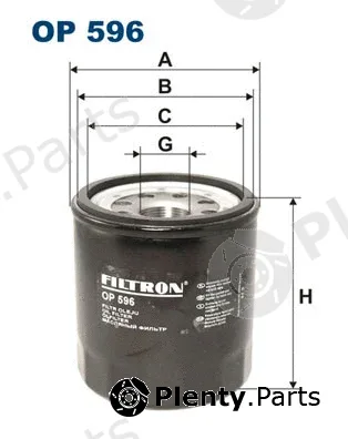 Filtron OP596 — Oil Filter