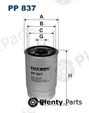 Filtron PP837 — Fuel Filter