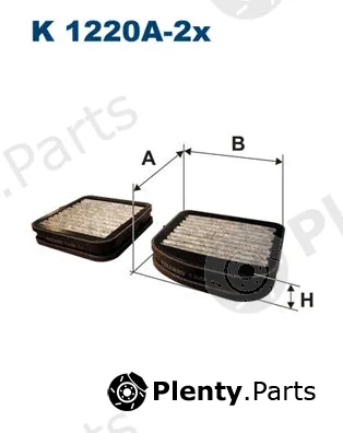 Filtron K1220A-2x — Filter, cabin air
