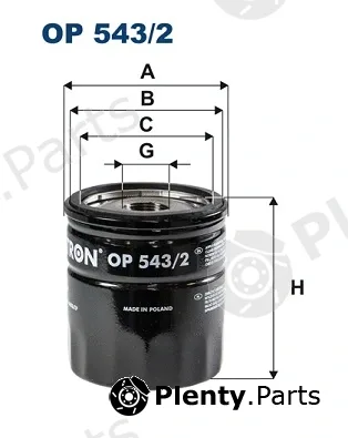 Filtron OP543/2 — Oil Filter