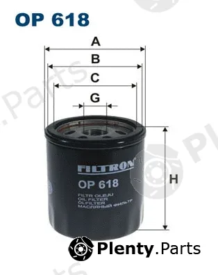 Filtron OP618 — Oil Filter