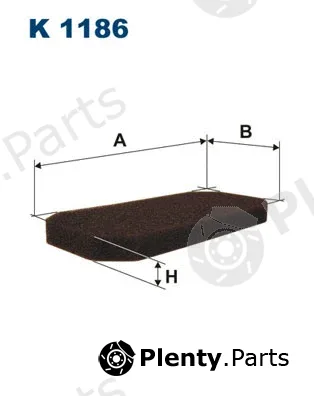 Filtron K1186 — Filter, cabin air