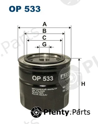 Filtron OP533 — Oil Filter