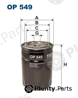 Filtron OP549 — Oil Filter