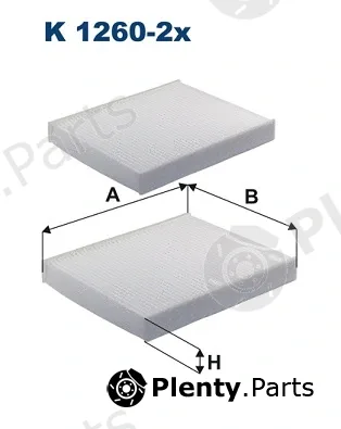 Filtron K1260-2x — Filter, cabin air