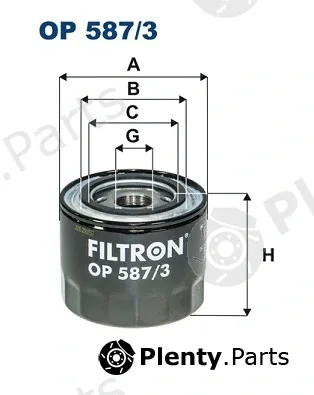 Filtron OP587/3 — Oil Filter