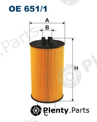 Filtron OE651/1 — Oil Filter
