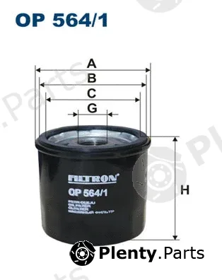 Filtron OP564/1 — Oil Filter