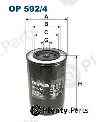Filtron OP592/4 — Oil Filter