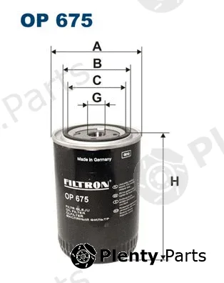 Filtron OP675 — Oil Filter