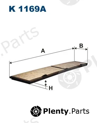 Filtron K1169A — Filter, cabin air