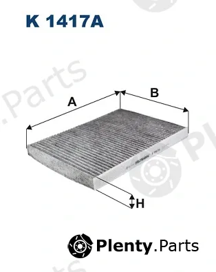 Filtron K1417A — Filter, cabin air