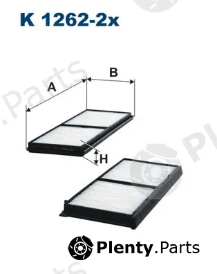 Filtron K1262-2x — Filter, cabin air