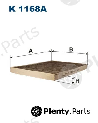 Filtron K1168A — Filter, cabin air