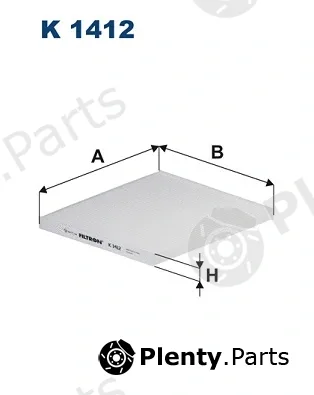 Filtron K1412 — Filter, cabin air
