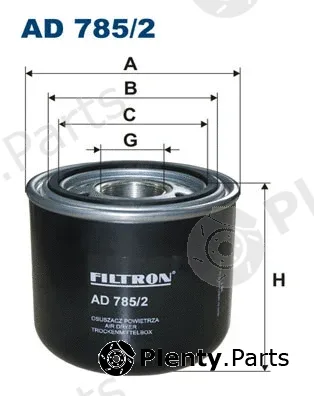 Filtron AD785/2 — Air Dryer Cartridge, compressed-air system