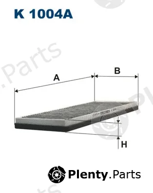 Filtron K1004A — Filter, cabin air