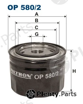 Filtron OP580/2 — Oil Filter