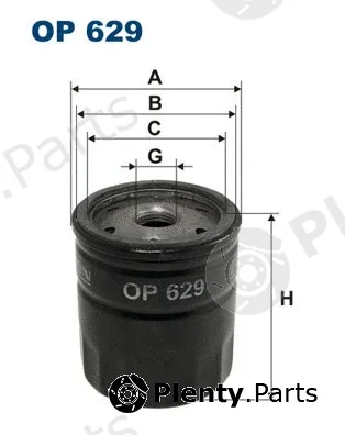 Filtron OP629 — Oil Filter