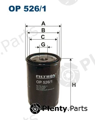 Filtron OP526/1 — Oil Filter