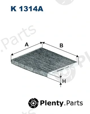 Filtron K1314A — Filter, cabin air