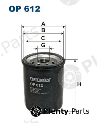 Filtron OP612 — Oil Filter
