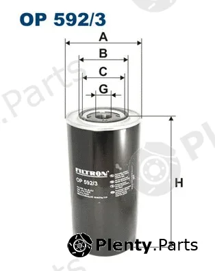 Filtron OP592/3 — Oil Filter