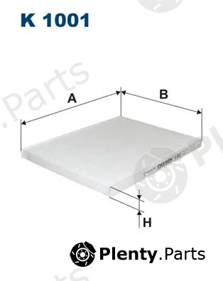 Filtron K1001 — Filter, cabin air