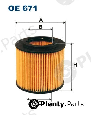 Filtron OE671 — Oil Filter