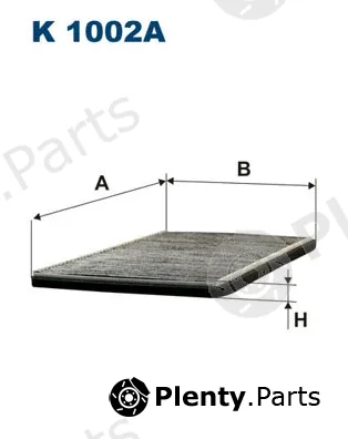 Filtron K1002A — Filter, cabin air