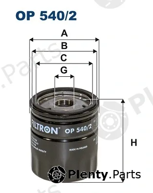 Filtron OP540/2 — Oil Filter