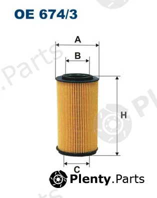 Filtron OE674/3 — Oil Filter