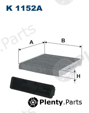 Filtron K1152A — Filter, cabin air