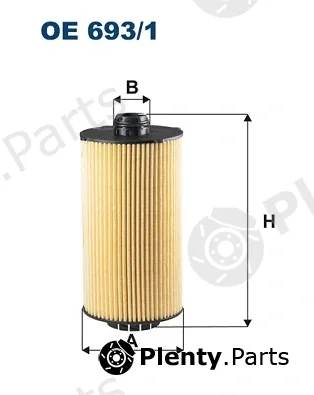 Filtron OE693/1 — Oil Filter