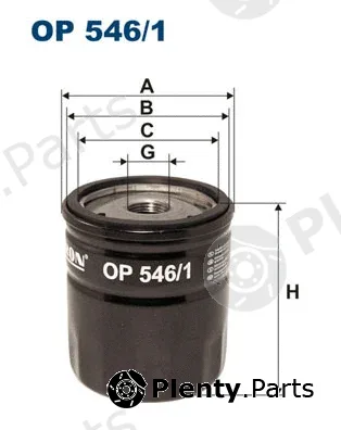 Filtron OP546/1 — Oil Filter