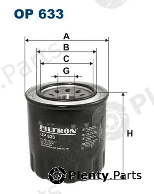 Filtron OP633 — Oil Filter