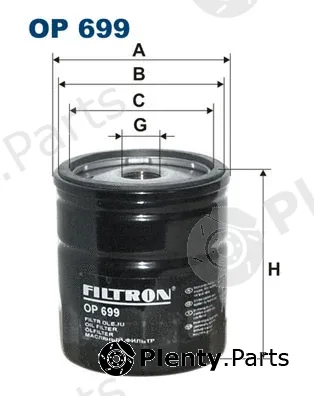 Filtron OP699 — Oil Filter