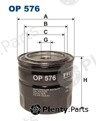 Filtron OP576 — Oil Filter