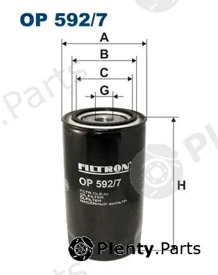 Filtron OP592/7 — Oil Filter