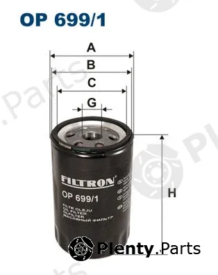 Filtron OP699/1 — Oil Filter