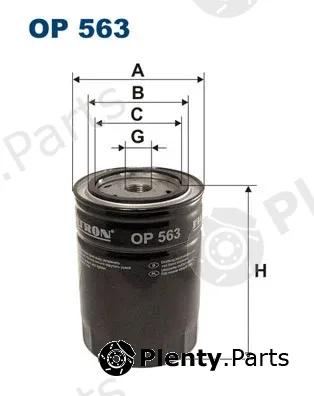 Filtron OP563 — Oil Filter