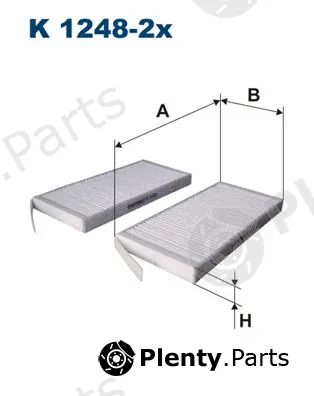 Filtron K1248-2x — Filter, cabin air