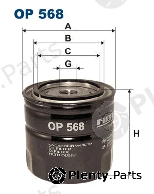 Filtron OP568 — Oil Filter