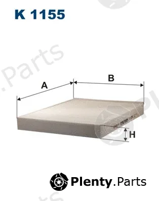 Filtron K1155 — Filter, cabin air