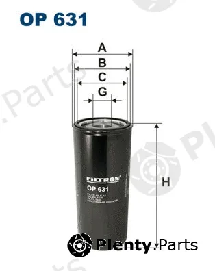 Filtron OP631 — Oil Filter
