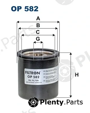 Filtron OP582 — Oil Filter
