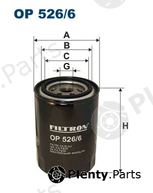 Filtron OP526/6 — Oil Filter
