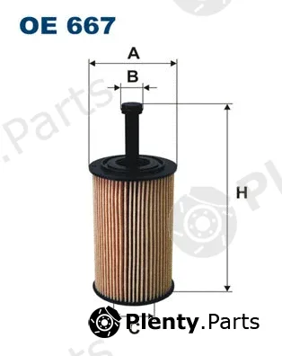 Filtron OE667 — Oil Filter